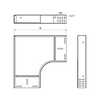 Kábeltálca 90° idom 200mm x 110mm-mag. 90° szalaghorganyzott acél O KOPOS